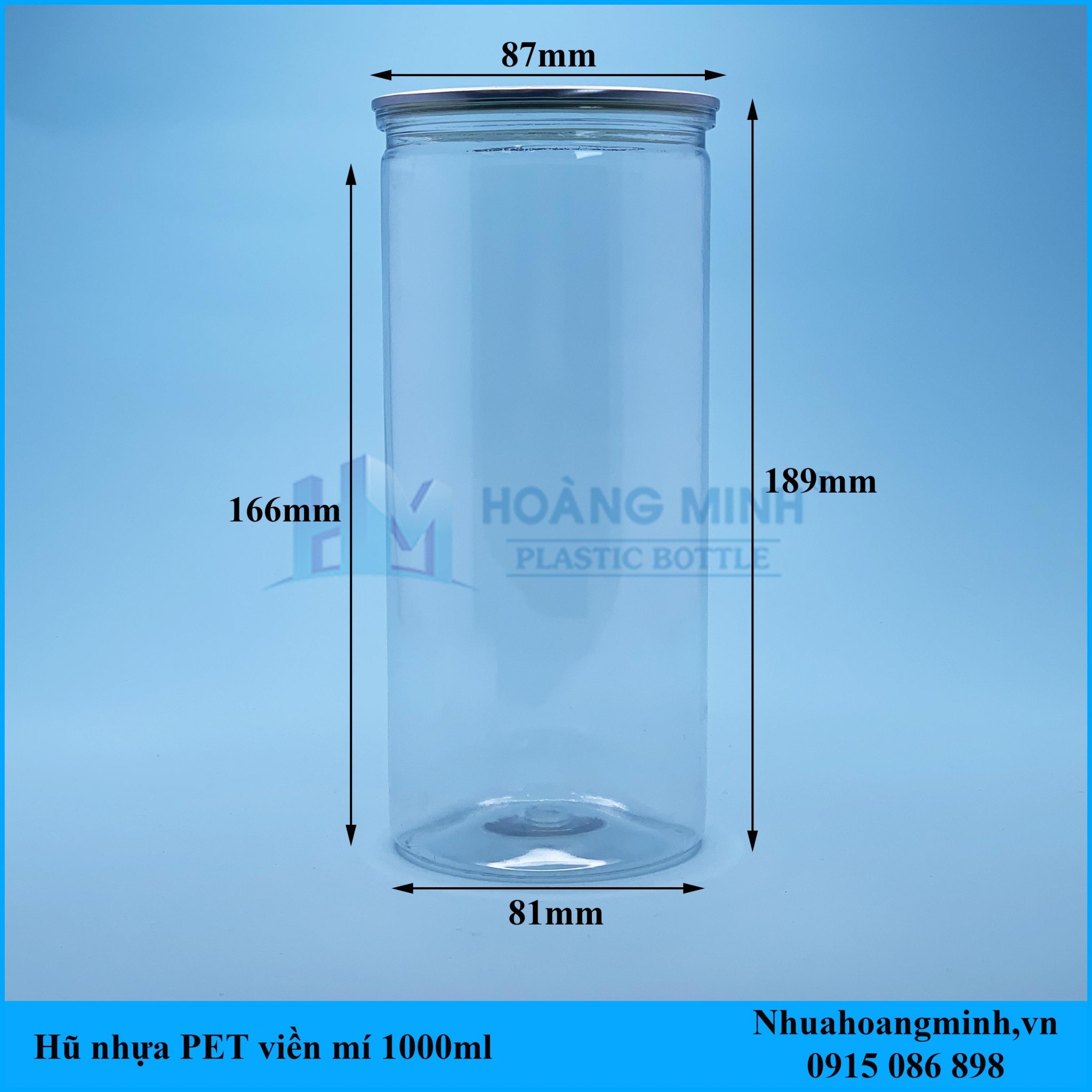 Set hũ nhựa 1000ml